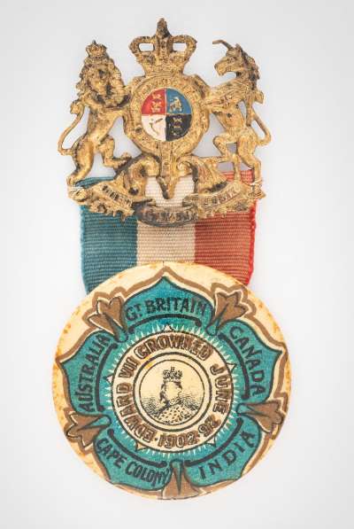Coronation badge, Edward 1902 VII