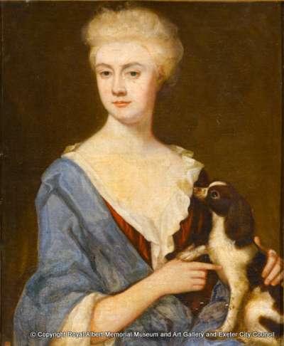 Portrait of a Lady and Her Dog
